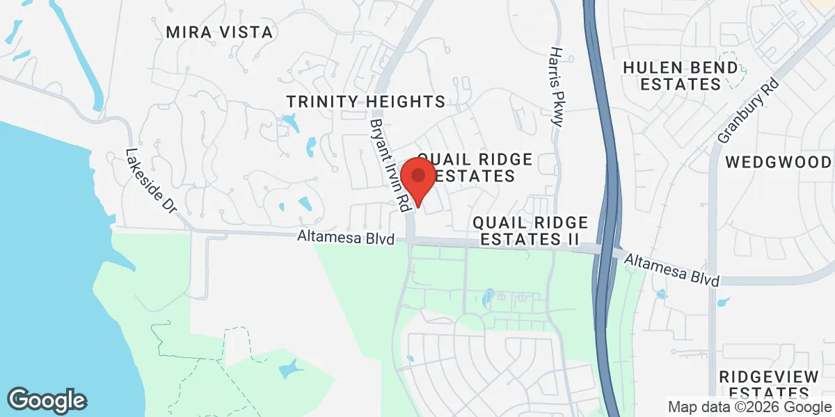 Map showing Low T Center Fort Worth | Men's Health & TRT Clinic location