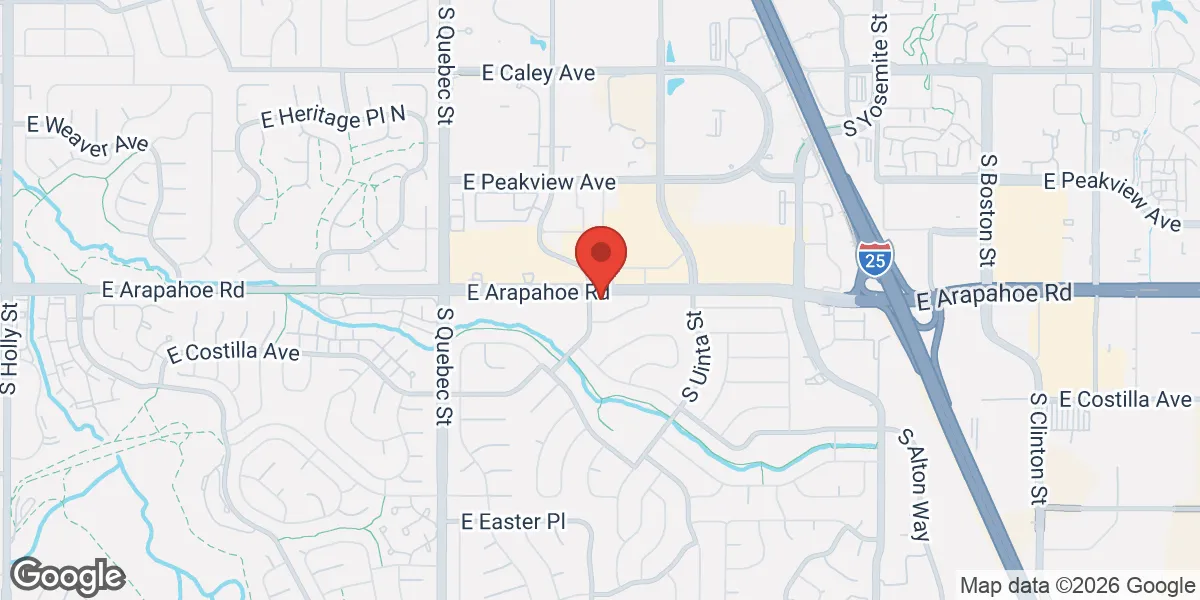 Map showing Rocky Mountain Hormone and Weight Loss Clinic location