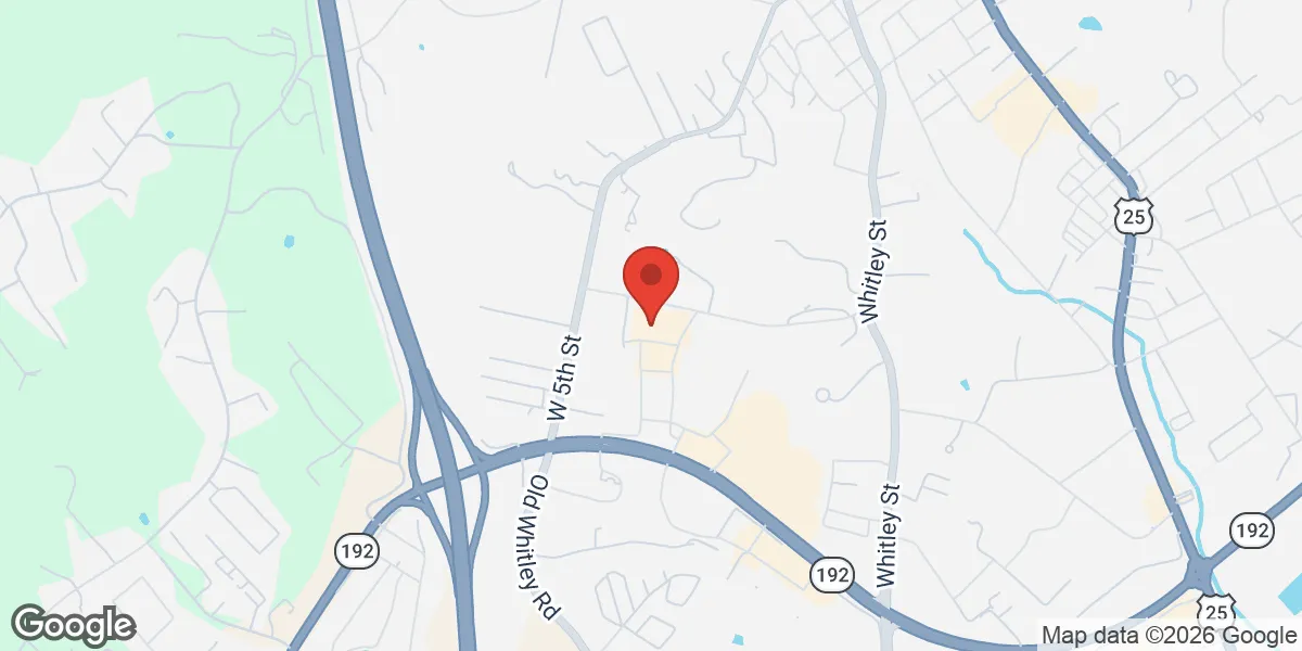 Map showing Optimize U - London KY location