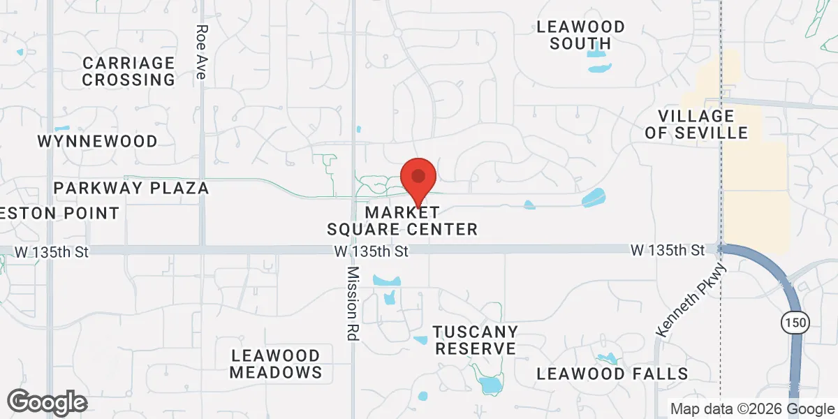 Map showing Optimal Health & Wellness location