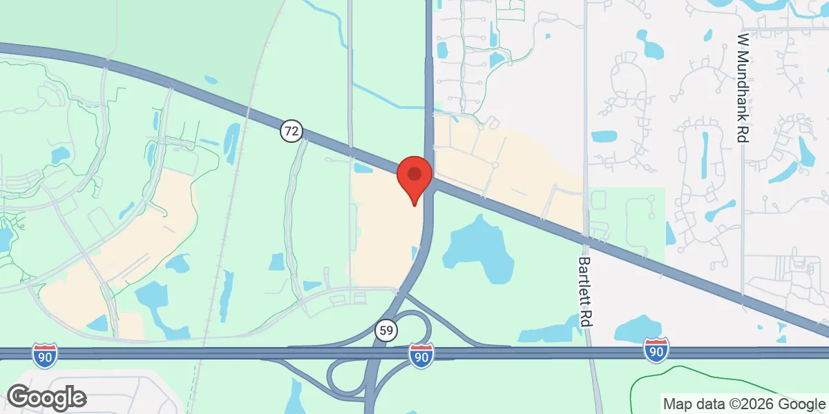 Map showing SynergenX Hoffman Estates | Hormone Health & TRT Clinic location