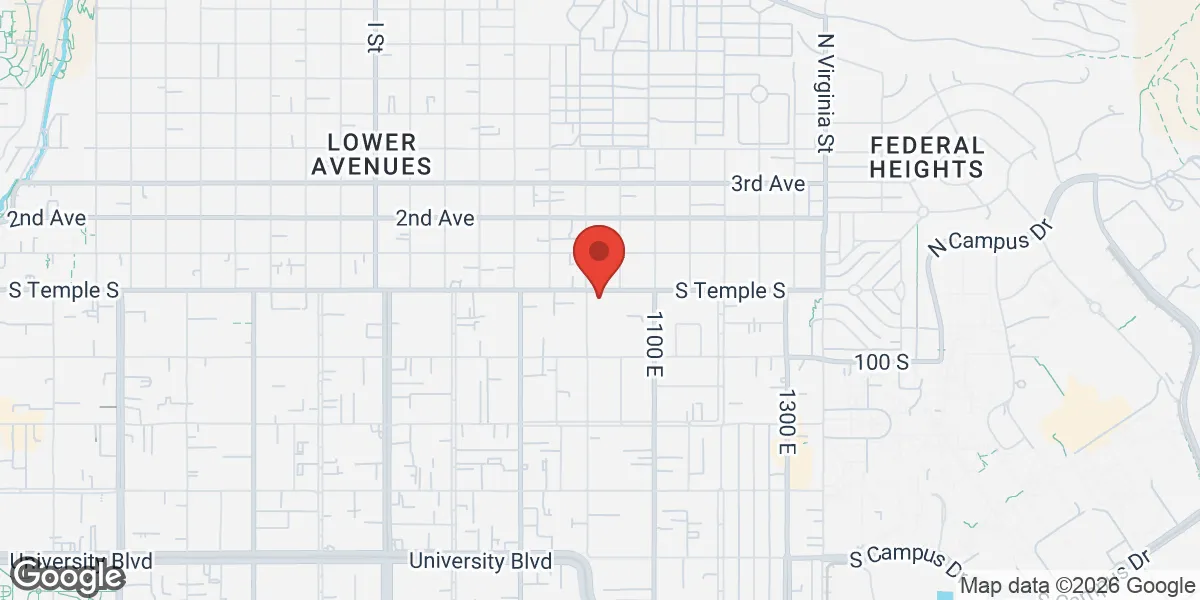 Map showing The Men's Health Center location