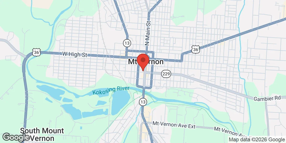 Map showing Atlas Health and Wellness OH location