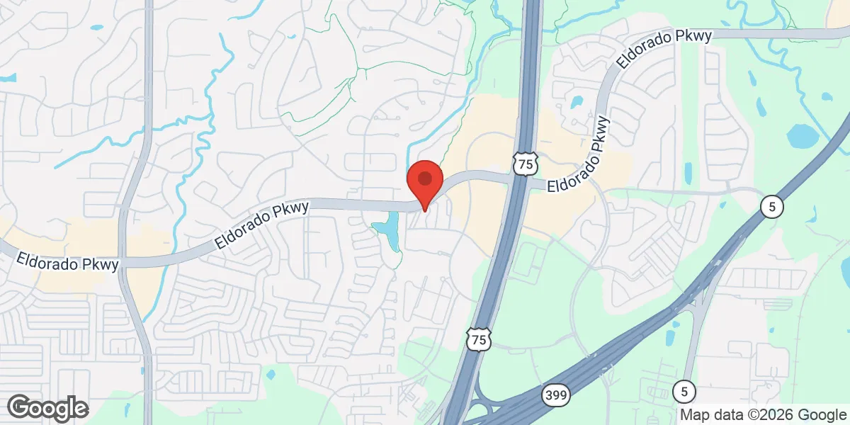 Map showing SynergenX McKinney | Hormone Health & TRT Clinic location