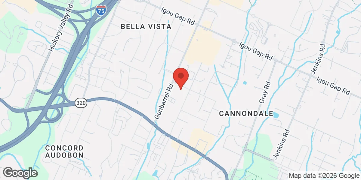 Map showing Low T Center Chattanooga | Men's Health & TRT Clinic location