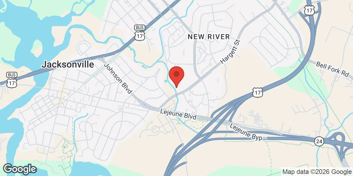 Map showing Renew Vitality Testosterone Clinic of Jacksonville location