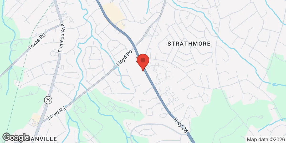 Map showing HRT CENTER OF NEW JERSEY location