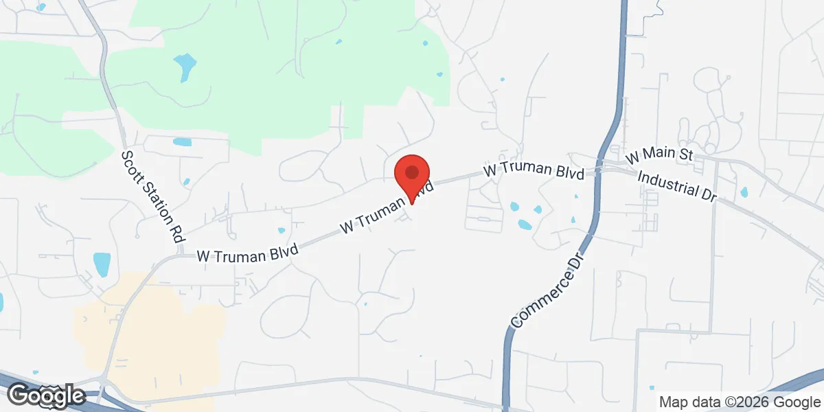 Map showing JC Total Health location