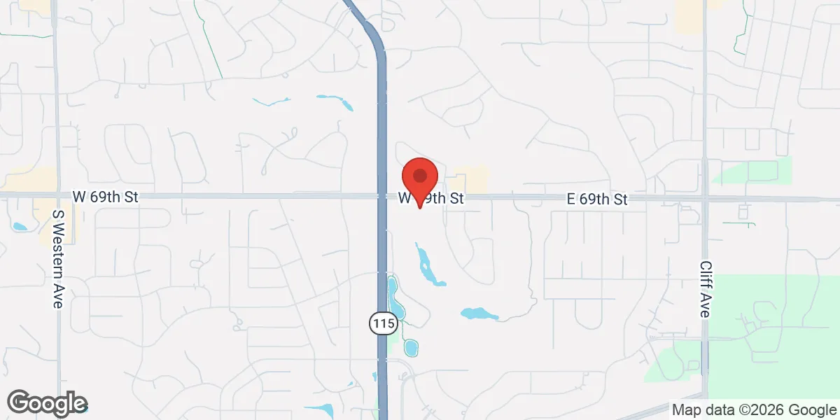 Map showing Urology Specialists location