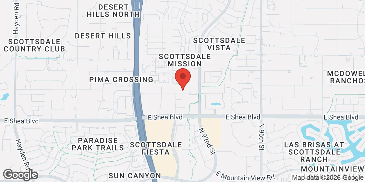 Map showing Modern Therapeutics - TRT THERAPY location