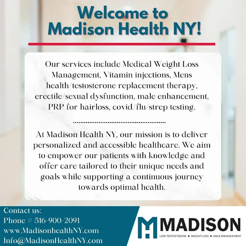 Madison Health NY - NY Health & Wellness Clinic Specializing in Testosterone Replacement Therapy photo 1