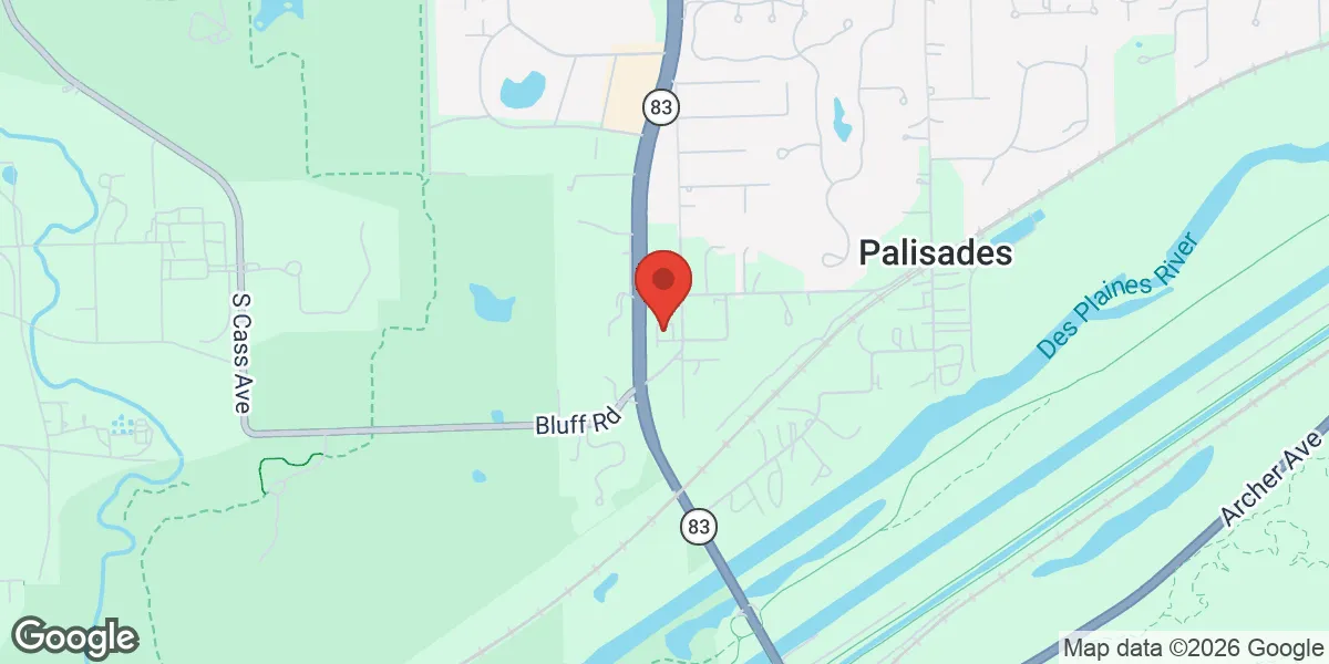 Map showing SynergenX Burr Ridge | Hormone Health & TRT Clinic location