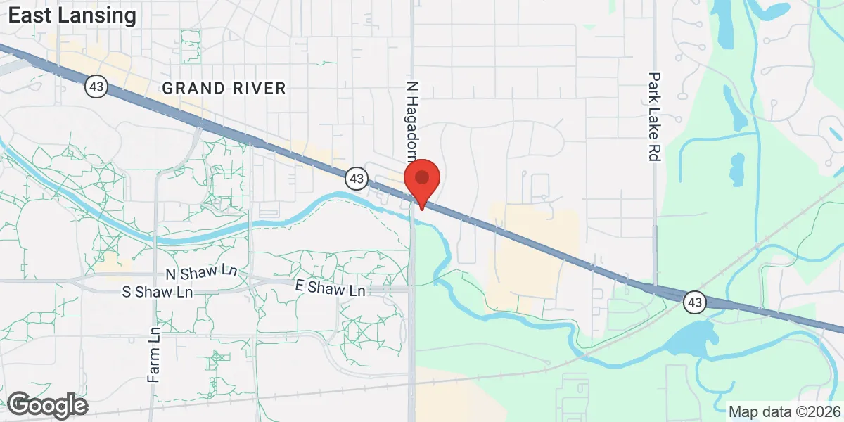 Map showing RegenCen: Dr. Gustav Lo, MD location