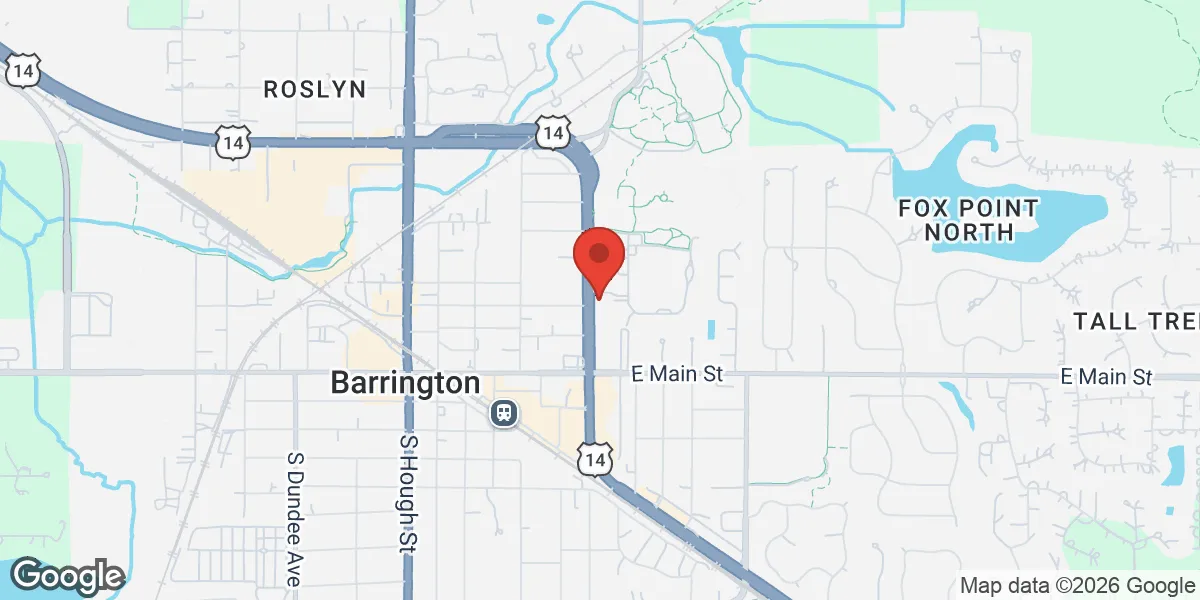 Map showing Men's Health Chicago location