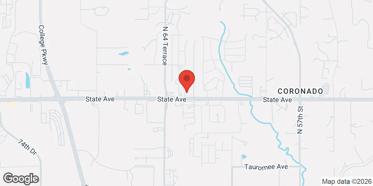 Map showing Kansas City TRT Therapy Clinic location