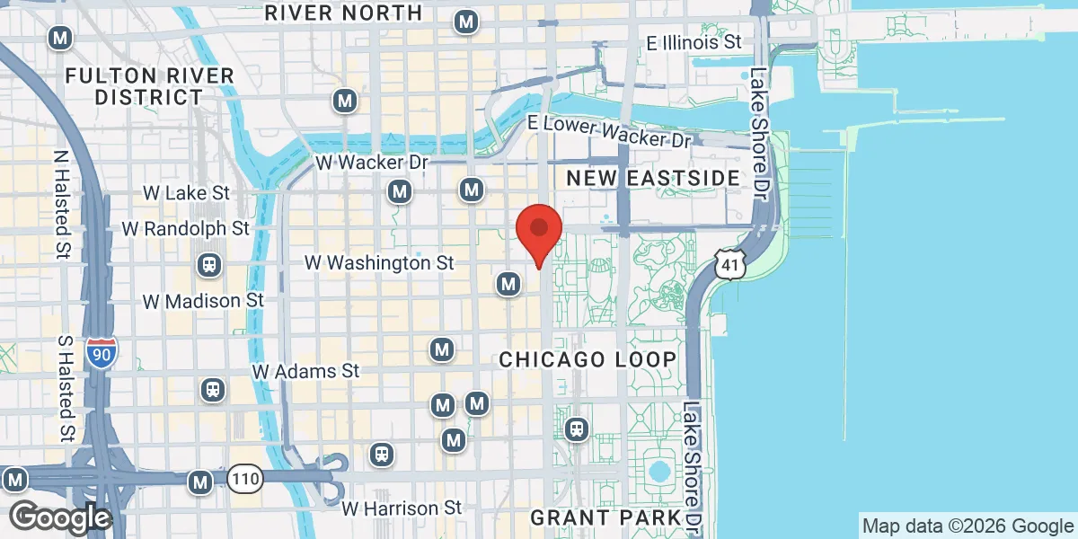 Map showing Renew Vitality Testosterone Clinic of Chicago location