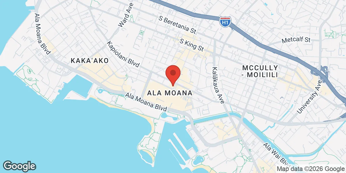 Map showing Hawaii Wellness Clinic location