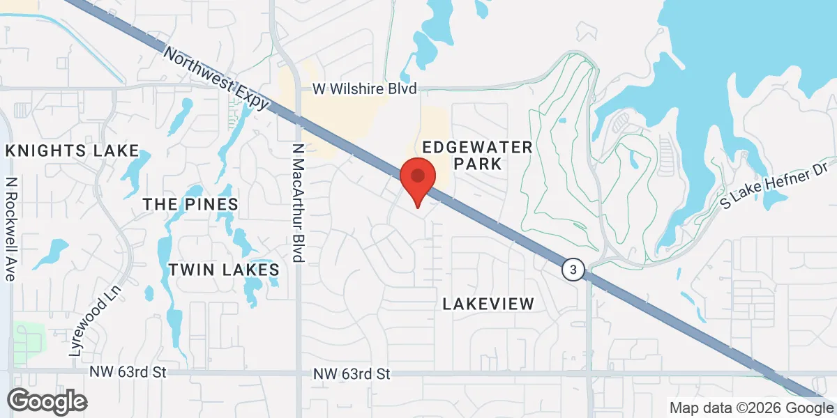 Map showing Men's Wellness Of Oklahoma location