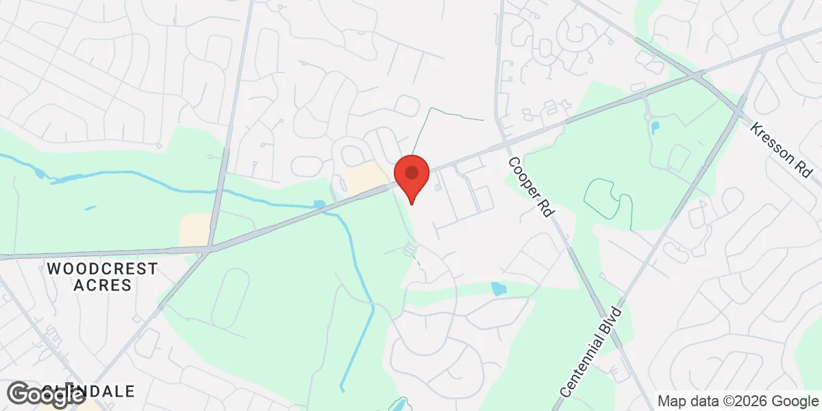 Map showing Revita' Life - Voorhees location