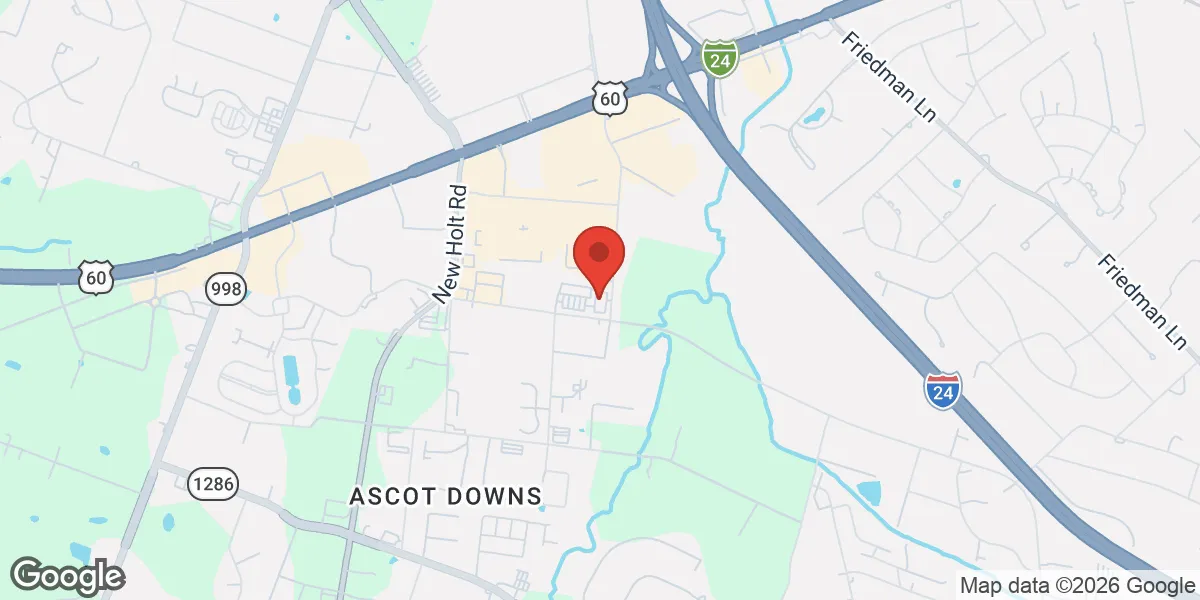 Map showing The Regenerative Center location