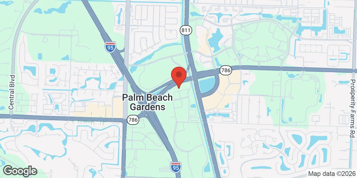 Map showing Renew Vitality Testosterone Clinic of Palm Beach Gardens location