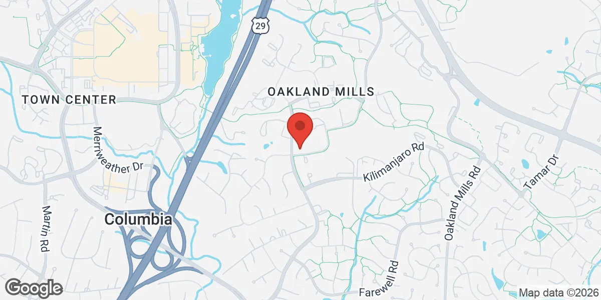 Map showing MetroBest Health Services: Milca Kaplan, CRNP location