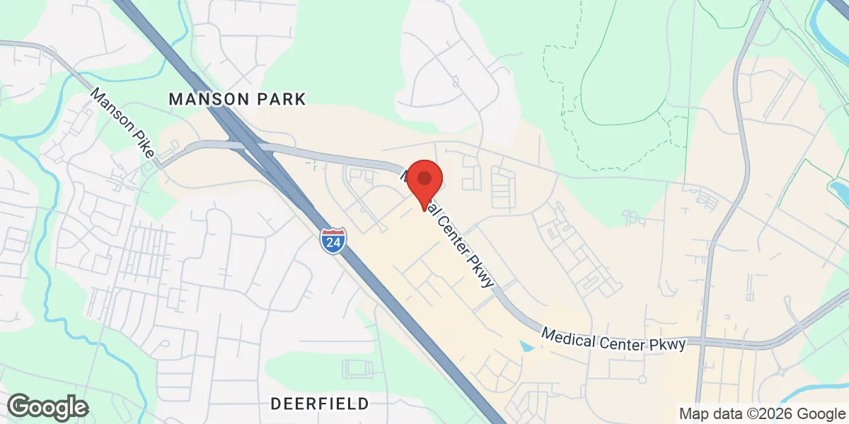 Map showing Low T Center Murfreesboro | Men's Health & TRT Clinic location