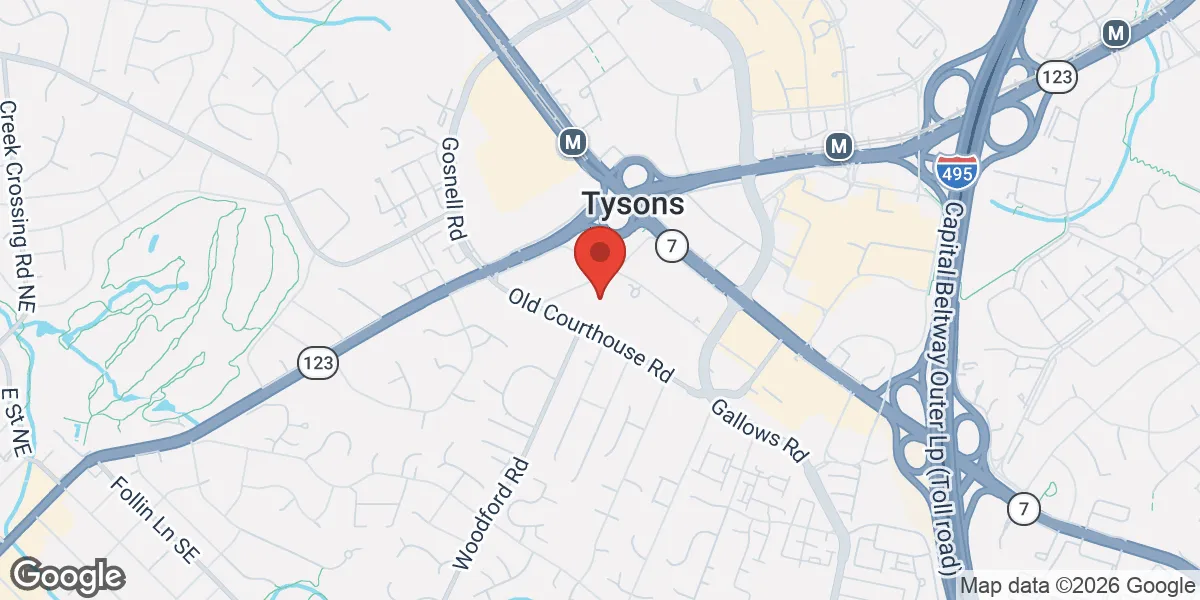 Map showing Proactive Wellness Center Vienna by Forum Health location