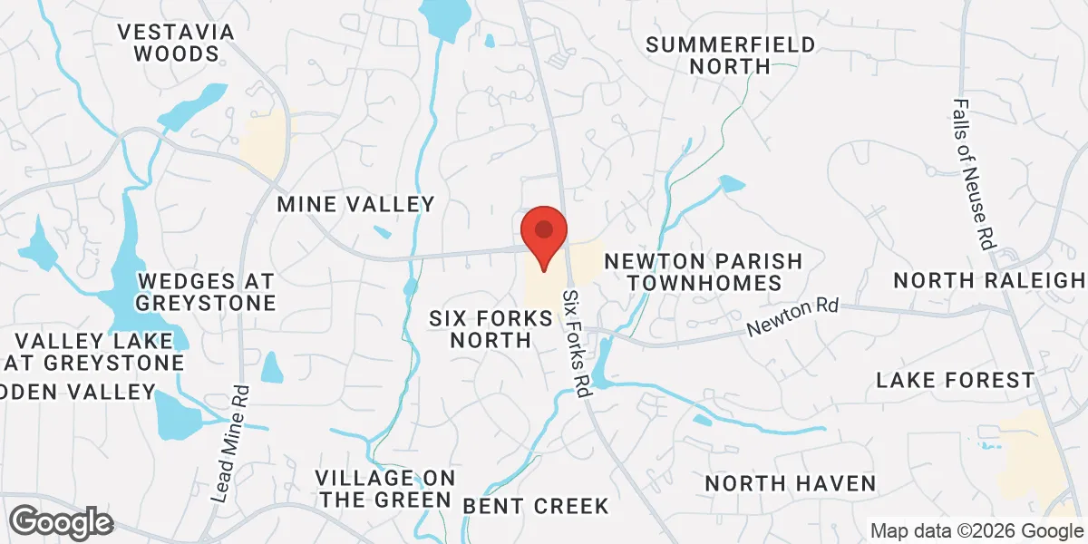 Map showing 4Ever Young Med Spa & Wellness Center - Raleigh location