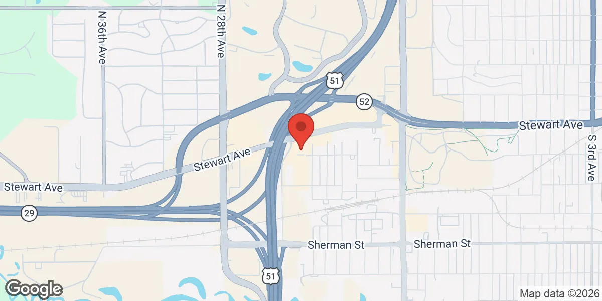 Map showing Elite Hormones - Wausau location