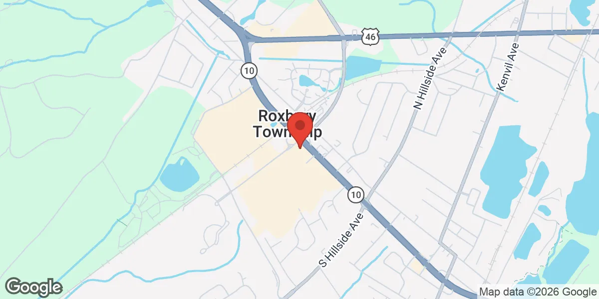 Map showing Gameday Men’s Health Roxbury location