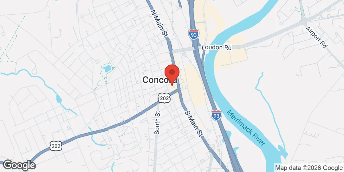 Map showing Renew Vitality Testosterone Clinic of Concord location