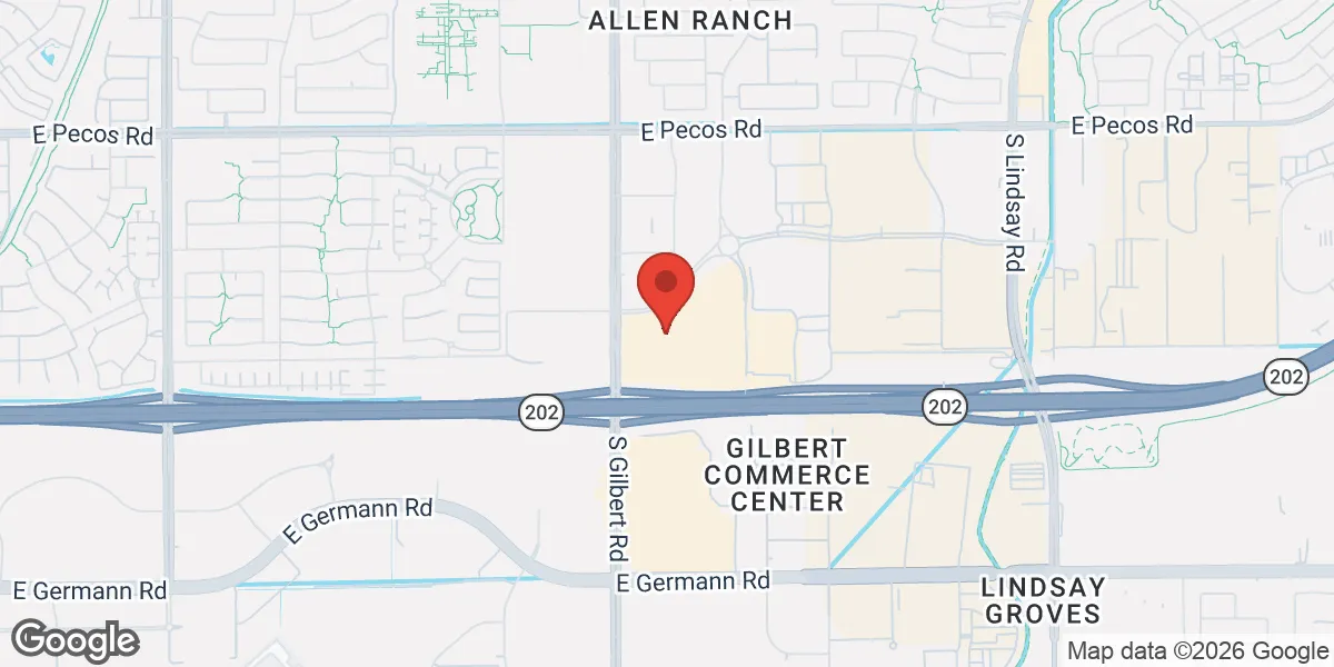 Map showing 4Ever Young Med Spa & Wellness Center - Gilbert location