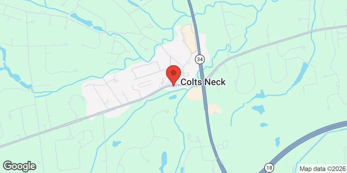 Map showing Serotonin Centers location