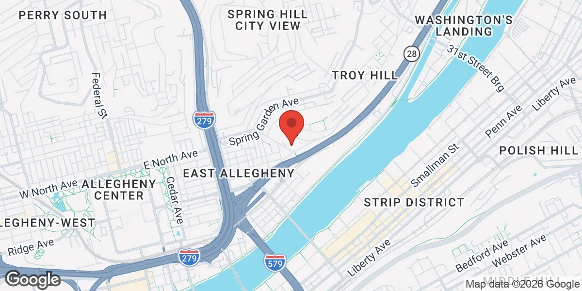 Map showing MedTech Management - HRT Clinic location