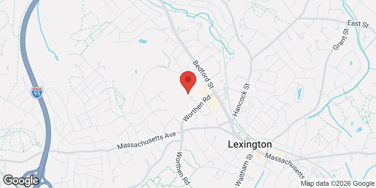 Map showing Boston Testosterone Partners, LLC location