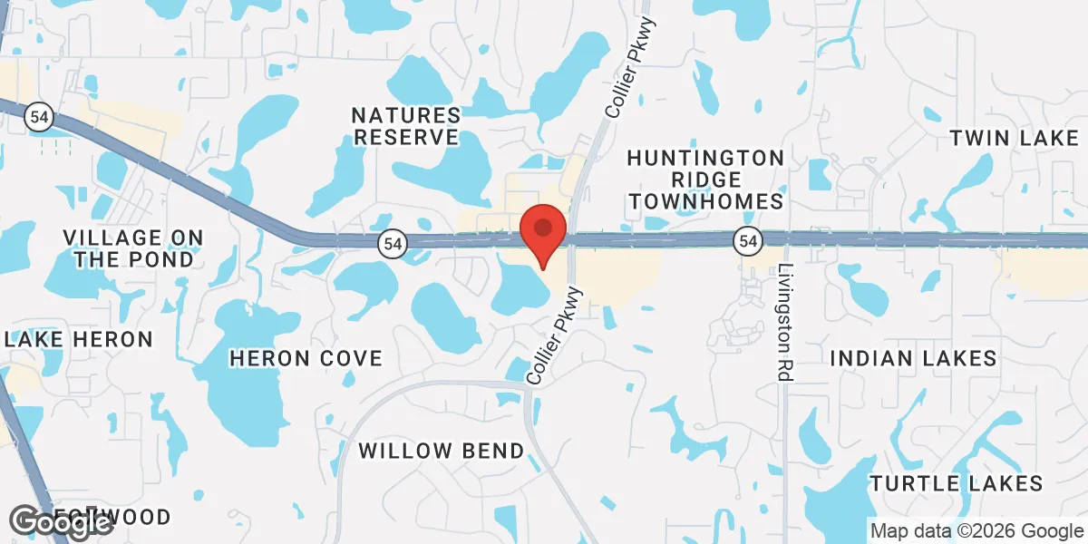 Map showing Tampa Elite weight Loss and Testosterone Replacement location