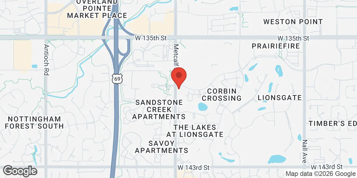 Map showing EvoHealth Functional Medicine location