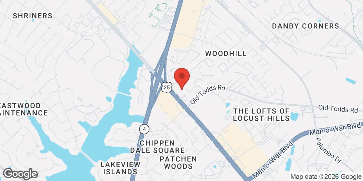 Map showing Optimize U - Lexington | Hormone & Cryotherapy Clinic location