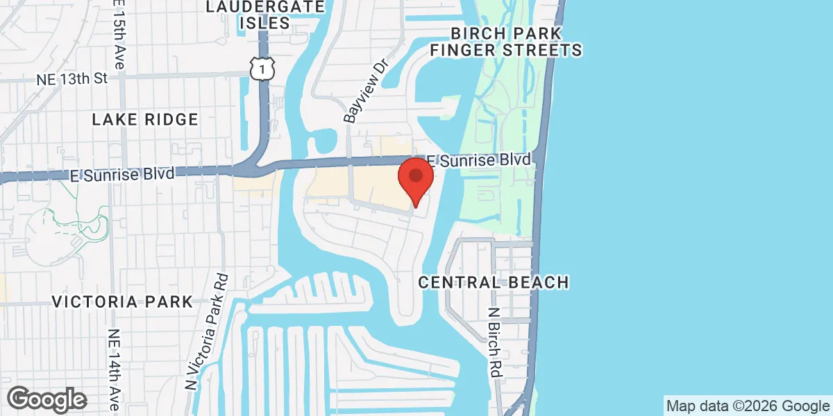 Map showing Florida Men's Health Center location