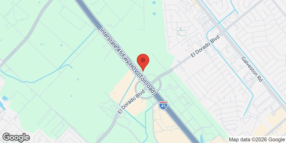 Map showing T360s Wellness Clinic - Webster, TX location