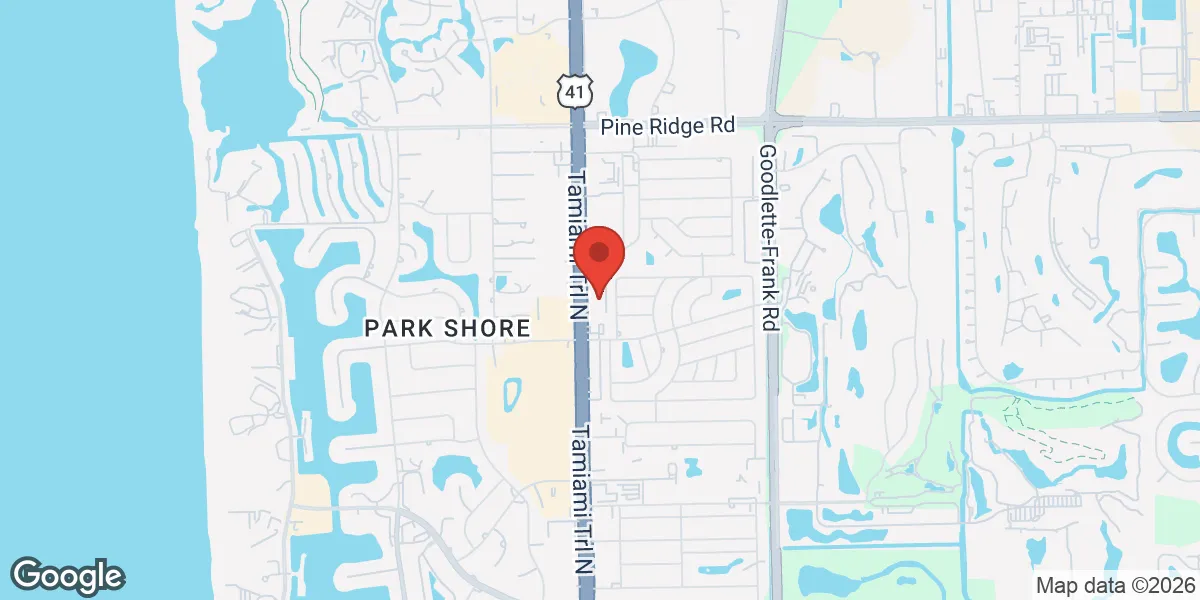 Map showing South Florida Men's Health location