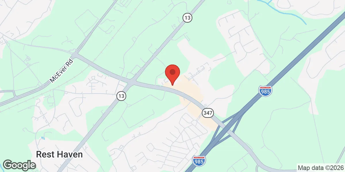 Map showing Infinite Athlete Hormone Replacement location