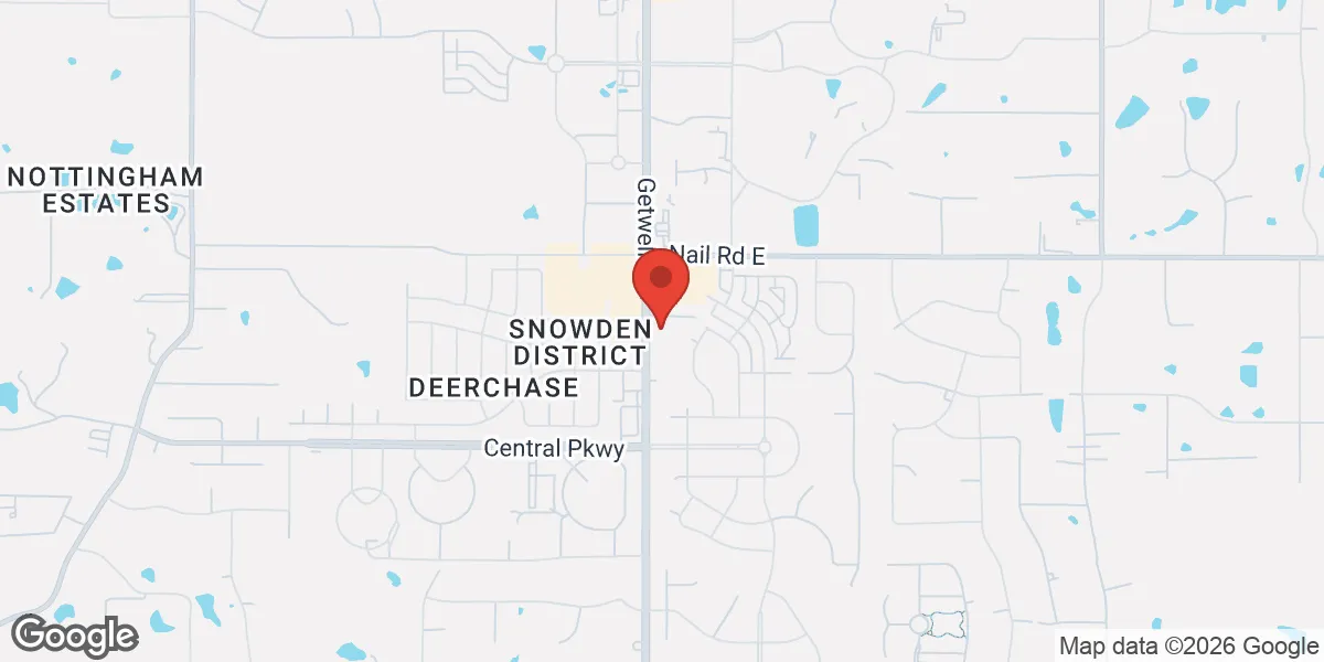 Map showing The Women's Clinic At The Grove location