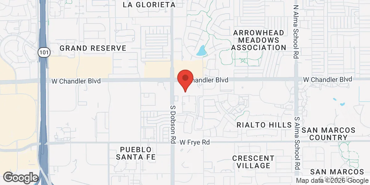 Map showing Thrive Regenerative Medicine location