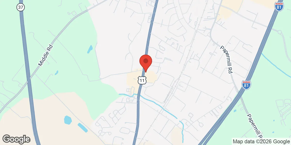 Map showing Gameday Men's Health Winchester location