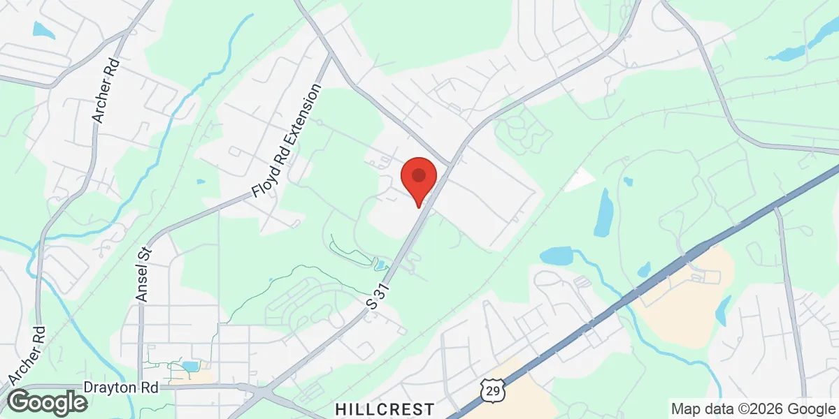 Map showing Lowcountry Male Clinic - Spartanburg, SC - TRT and Weight Loss Services location