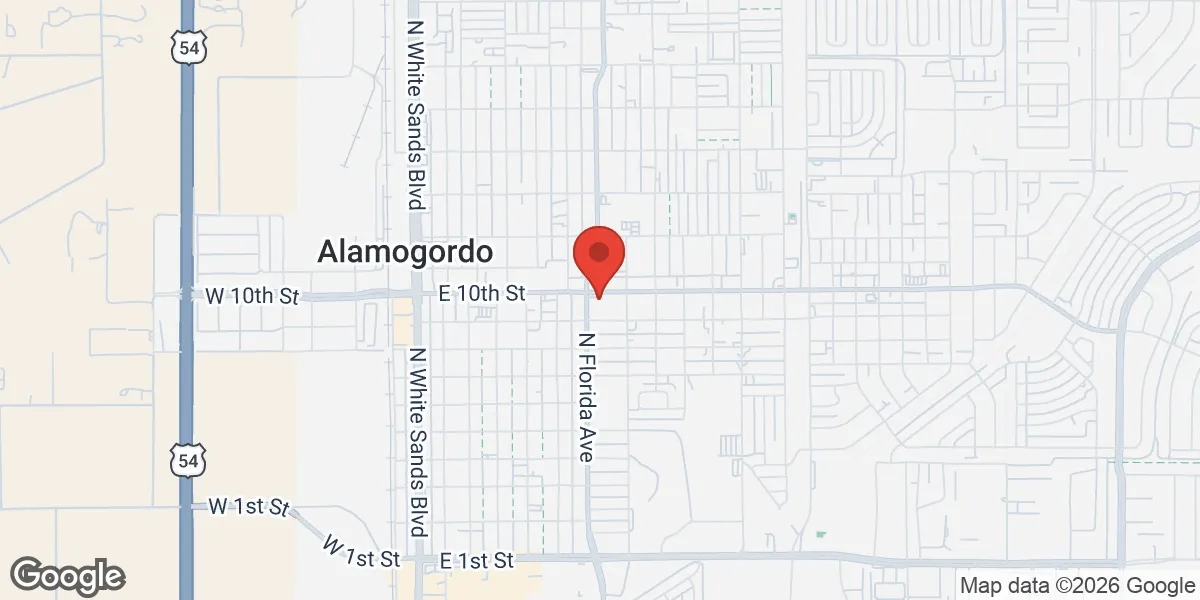 Map showing Desert Lotus Vitality location