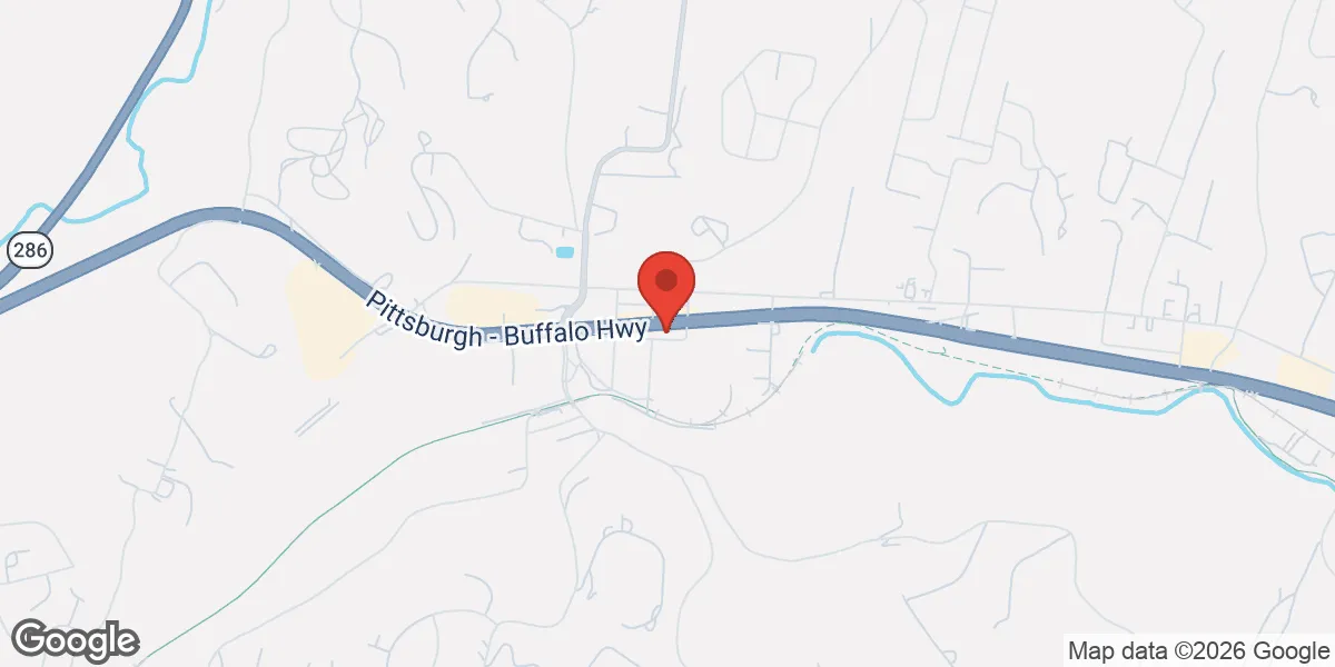 Map showing Steel City Medical Center Murrysville - HRT & TRT Clinic location