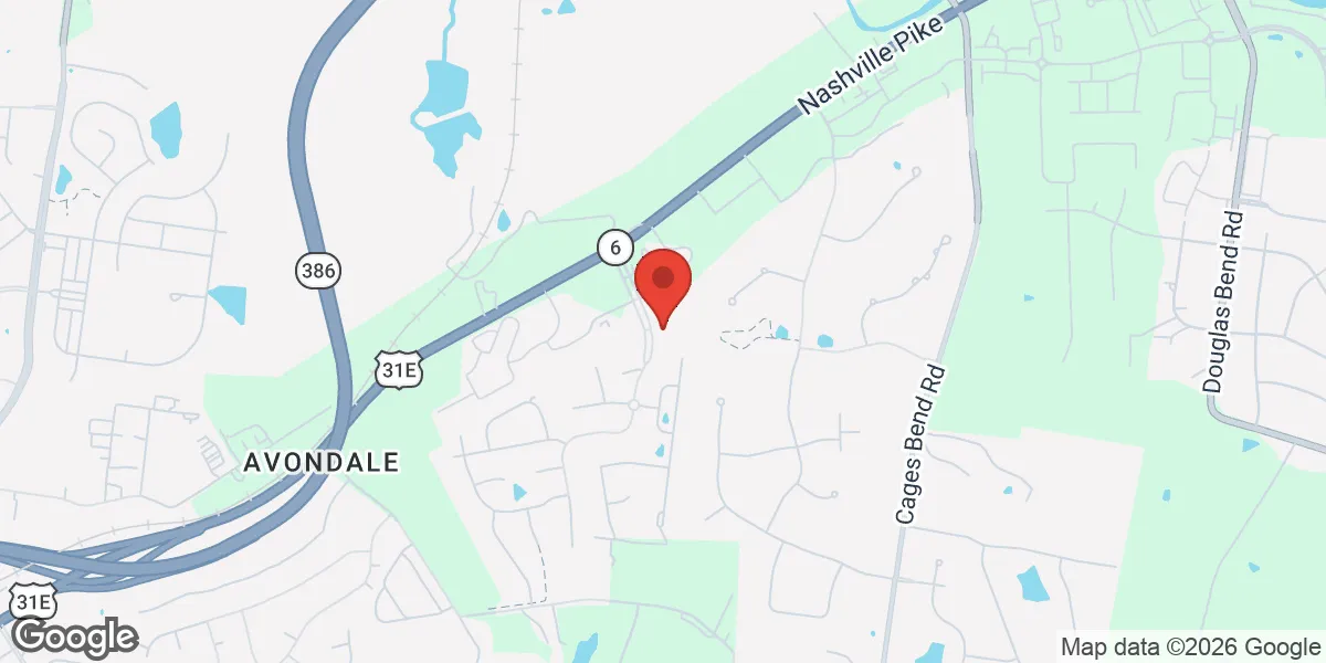 Map showing Low T Center Hendersonville | Men's Health & TRT Clinic location